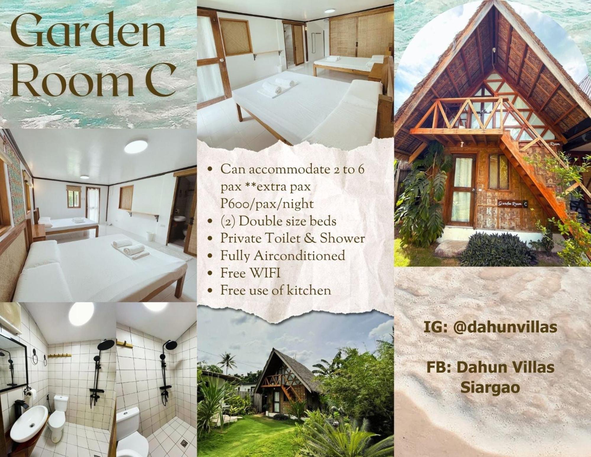 ג'נרל לונה Dahun Villas Siargao מראה חיצוני תמונה