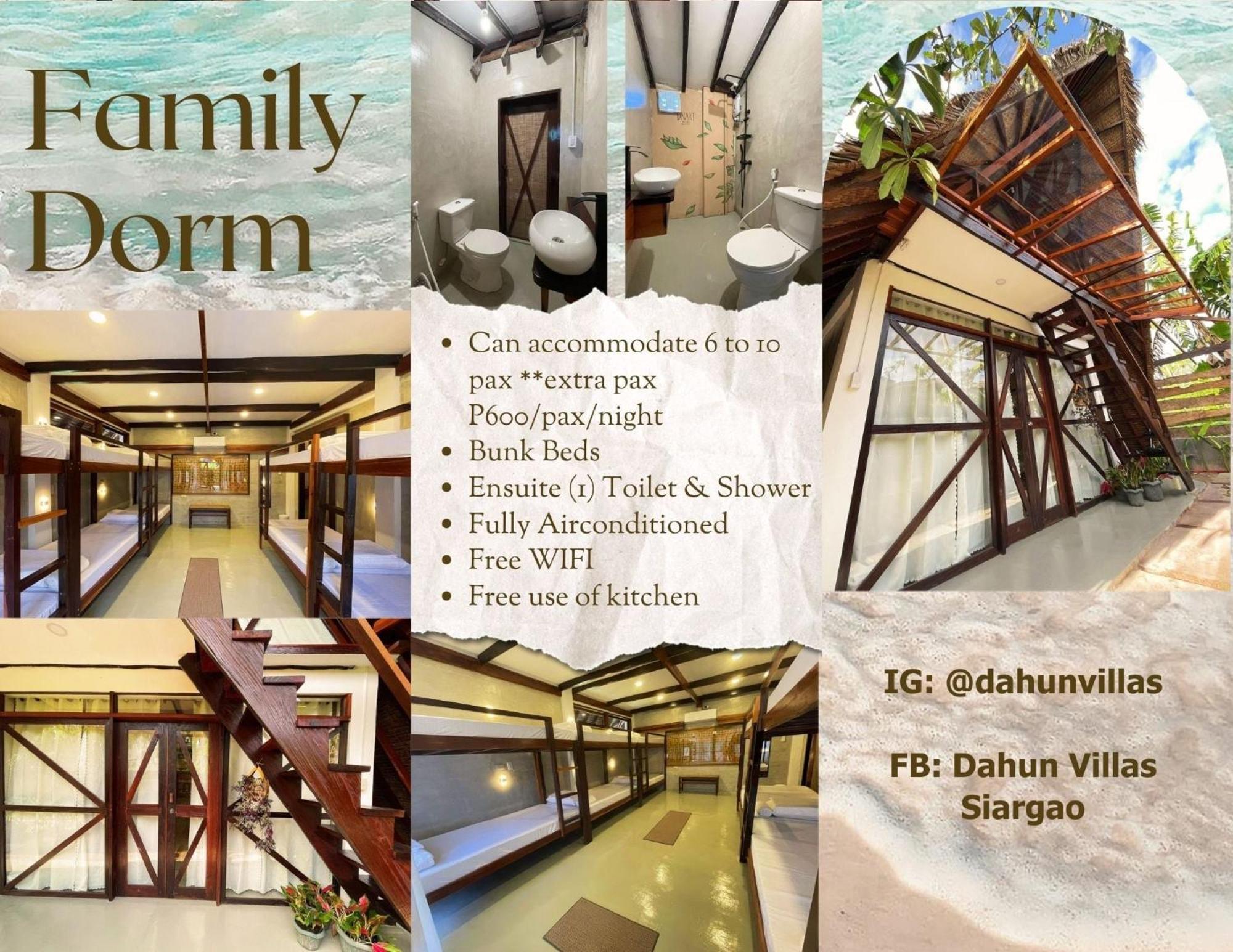 ג'נרל לונה Dahun Villas Siargao מראה חיצוני תמונה