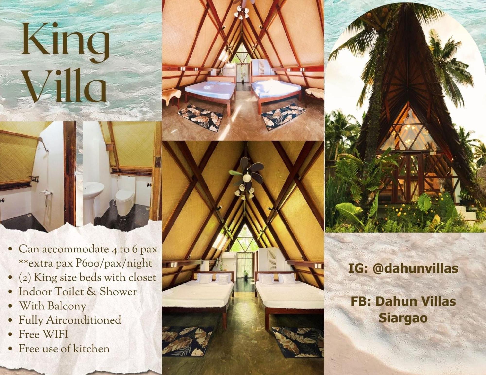 ג'נרל לונה Dahun Villas Siargao מראה חיצוני תמונה