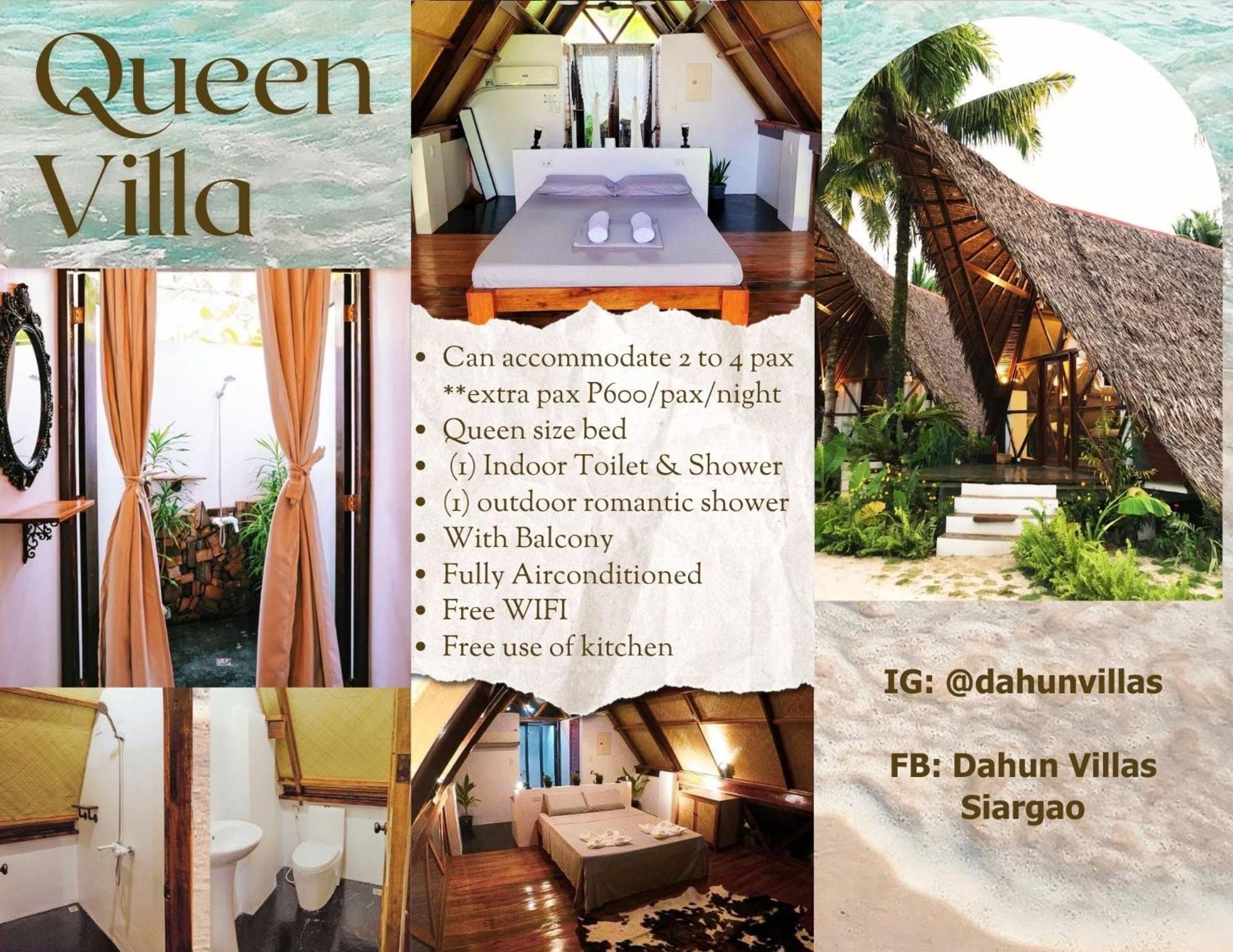 ג'נרל לונה Dahun Villas Siargao מראה חיצוני תמונה
